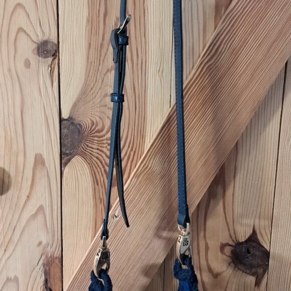 Hand Crafted Knit Three Triangle Cotton Bag Purse Tote Hobo - Picture 12 of 14